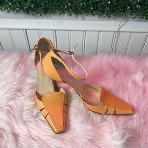 Elegant Orange Women's Heels
